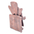 Terracotta sculpture, 'Mictlantecuhtli' - Handcrafted Lord of the Dead Sculpture (image 2d) thumbail