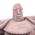 Terrakotta-Skulptur „Mictlantecuhtli“ – handgefertigte Herr der Toten-Skulptur