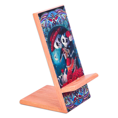 Day of the Dead Themed Phone Stand