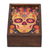 Decoupage wood box, ‘Skull of the Beloved’ - Day of the Dead Mexican Wood Box with Decoupage (image 2d) thumbail