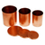 Copper kitchen canisters, 'Spice of Life' (set of 3) - Food-Safe Copper Canisters (Set of 3)