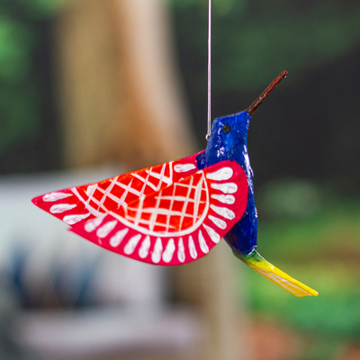 Papier-Mâché Hanging Bird Project