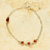 Pulsera de eslabones de plata de primera ley y ámbar - Pulsera de Plata de Ley 925 y Eslabones de Ámbar con Estrellas