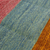 Baumwollteppich, 'Bunte Streifen' - 4x6,5 Mehrfarbig gestreifter Baumwollteppich, handgewebt in Mexiko