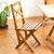 Wood folding chair, 'Barrel Memories' - Handcrafted Oak Wood Folding Chair from Mexico