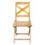 Wood folding chair, 'Barrel Memories' - Handcrafted Oak Wood Folding Chair from Mexico
