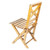 Wood folding chair, 'Barrel Memories' - Handcrafted Oak Wood Folding Chair from Mexico