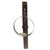 Iron and wood wall sconce, 'Lights from the Hacienda' - Iron and Wood Wall Sconce Handcrafted from Barrel in Mexico