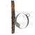 Iron and wood wall sconce, 'Lights from the Hacienda' - Iron and Wood Wall Sconce Handcrafted from Barrel in Mexico