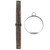Iron and wood wall sconce, 'Lights from the Hacienda' - Iron and Wood Wall Sconce Handcrafted from Barrel in Mexico