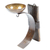 Iron and wood wall sconce, 'Rustic Little Light' - Iron and Wood Wall Barrel Sconce Handcrafted in Mexico (image 2b) thumbail