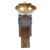 Iron and wood wall sconce, 'Rustic Little Light' - Iron and Wood Wall Barrel Sconce Handcrafted in Mexico (image 2c) thumbail