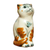 Ceramic figurine, 'Traditional Cat' - Cat Themed Ceramic Figurine Hand-Painted in Mexico