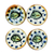 Ceramic knobs, 'Marine Handiness' (set of 4) - Set of 4 Fish Themed Ceramic Knobs Hand-Painted in Mexico (image 2a) thumbail