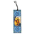 Decoupage bookmark, 'Two Cats' - Cat-themed Blue Decoupage Bookmark with Cord from Mexico (image 2a) thumbail