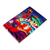 Decoupage wood magnet, 'Colorful Underworld' - Mexican Wood Magnet with Day of the Death Decoupage (image 2b) thumbail