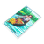 Decoupage wood magnet, 'Mexican Rivers' - Mexican Decoupage Wood Magnet with Nature-Themed Decoupage (image 2b) thumbail