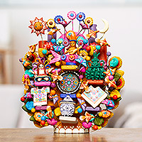 Ceramic sculpture, 'Mexican Tree of Life'