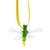 Ornament aus recyceltem Glas - Handgeblasenes Libellenornament aus recyceltem Glas in Moosgrün