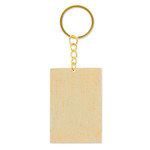 Decoupage wooden keychain, 'Mexican Flag' - Decoupage Wooden Keychain With Mexican Flag Motif