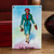 Decoupage wooden magnet, 'The Lady' - Decoupage Wooden Magnet With Mexican Loteria Card Motif (image 2) thumbail