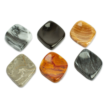 Stressabbauende Steine, (Paar) – Polierte Steine ​​​​zum Stressabbau (Paar)