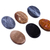 Stress-relieving stones, 'Serenity Amulet' (pair) - Handcrafted Oval Stones (Pair) (image 2d) thumbail