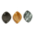 Stress-relieving stones, 'Calming Diamond' (pair) - Handcrafted Diamond-Shaped Stone Amulets (Pair) (image 2b) thumbail