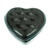 Barro negro mini jewelry box, 'Heart & Flakes' - Barro Negro Black Ceramic Mini Jewelry Box Crafted in Mexico (image 2b) thumbail