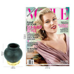 Barro negro decorative mini vase, 'Smooth Black' - Barro Negro Black Ceramic Decorative Mini Vase