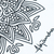 Coloring postcards, 'Oneiric Creativity' (Pair) - Pair of Mandala Coloring Postcards from Mexico (image 2f) thumbail