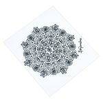 Coloring postcards, 'Tender Emotions' (Pair) - Mandala Coloring Postcards from Mexico (Pair)