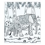 Coloring postcards, 'Relaxing Wildlife' (Pair) - Mexican Coloring Postcards with Wildlife Theme (Pair)