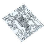 Coloring postcards, 'Bird Enchantment' (Pair) - Mexican Bird Themed Coloring Postcards (Pair)