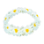 Glass beaded ring, 'Little Snow White Blooms' - Mexican Glass Beaded Ring with Snow White Flowers (image 2c) thumbail