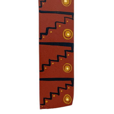 marcador de madera - Marcapáginas de madera de copal con diseño de gato verde azulado y rosa de México