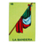 Decoupage-Holzmagnet - Mexikanischer Holzmagnet mit mexikanischer Flagge im Decoupage-Stil