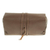 Leather clutch, 'Wrap in Espresso' - Handmade Genuine Brown Leather Travel Clutch from Mexico