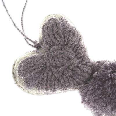 Kuratiertes Geschenkset - Handgewebtes Blumen-Geschenkset aus Wolle und Baumwolle