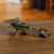 Recycled scrap metal statuette, 'Eco-Friendly Formula' - Handcrafted Recycled Scrap Metal Formula One Statuette (image 2) thumbail