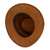Leather hat, 'Classic Look in Brown' - Handcrafted Brown Leather Hat from Mexico