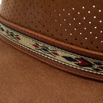Leather hat, 'Classic Look in Brown' - Handcrafted Brown Leather Hat from Mexico