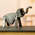 Recycled auto parts figurine, 'Microelephant' - Recycled Auto Parts Elephant Figurine Handmade in Mexico (image 2) thumbail