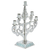 Tin candelabra, 'Prosperity Tree' - Embossed Tin Christmas Candelabra in Colorful Palette (image 2e) thumbail