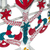 Tin candelabra, 'Prosperity Tree' - Embossed Tin Christmas Candelabra in Colorful Palette (image 2f) thumbail