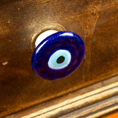 Ceramic knobs, Deep Glances (set of 4)