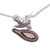 Collar con colgante de perlas cultivadas y ágata - Collar con colgante de plata de ley y ágata perla cultivada