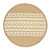Cotton tortilla holder, 'Warmer in Sepia' - Artisan Crafted Cotton Fabric Tortilla Pouch from Mexico