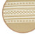 Cotton tortilla holder, 'Warmer in Sepia' - Artisan Crafted Cotton Fabric Tortilla Pouch from Mexico