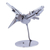 Estatuilla de chatarra reciclada - Estatuilla de pájaro hecha a mano con chatarra reciclada